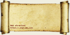 Kristina Mladenović vizit kartica